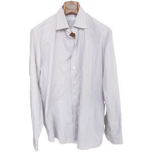 ETON Men's Contemporary Fit Button Down Shirt 'York' White/Blue/Gold Check 16.5